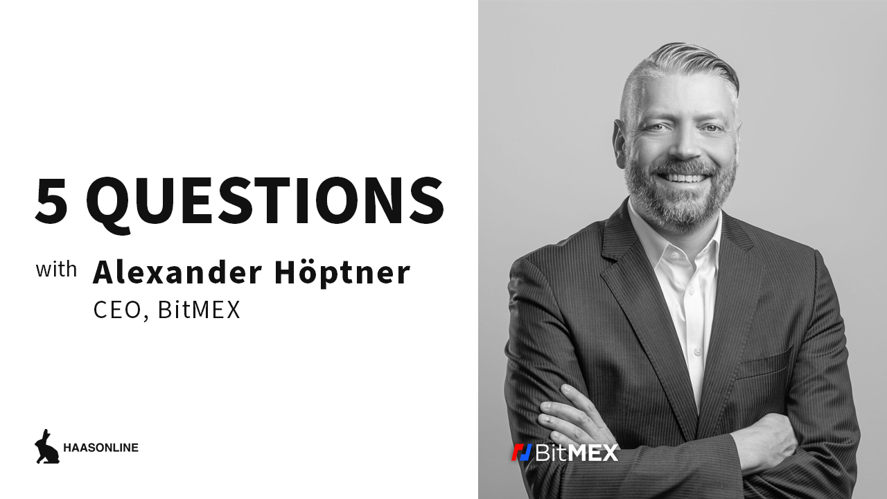 Five Questions with Alexander Höptner from BitMEX