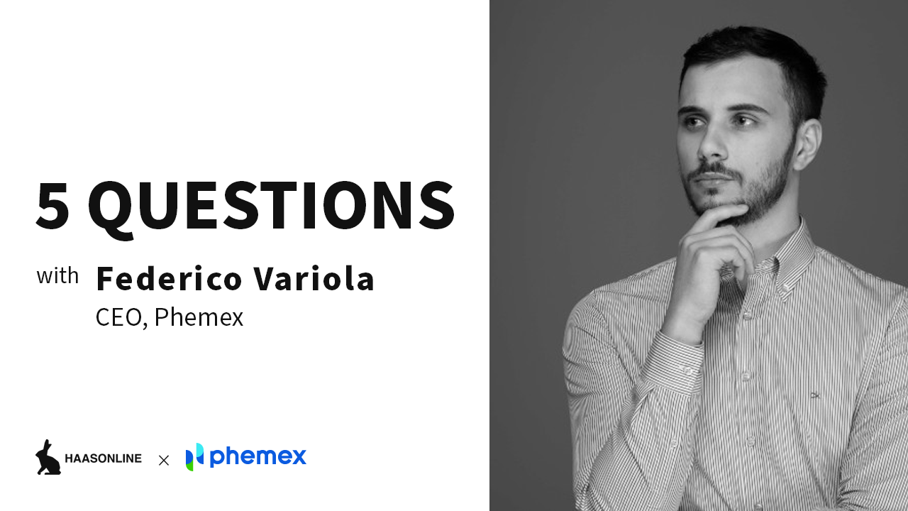 Five Questions with Federico Variola from Phemex