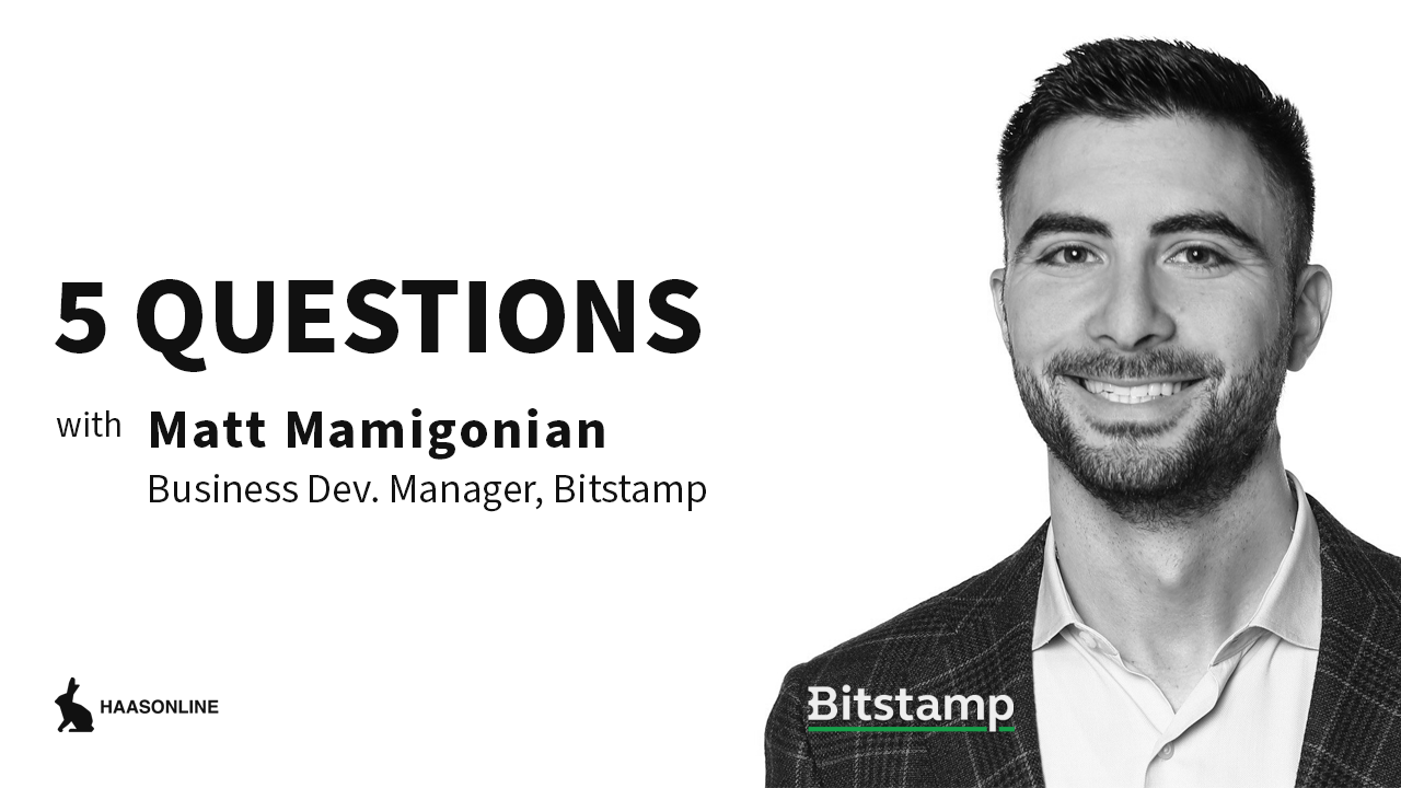 Five Questions with Matt Mamigonian from Bitstamp